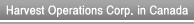 Harvest Operations Corp. in Canada