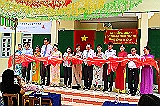 베트남 벤쩨지역 초등학교 교실동 준공 및 기증식 사진(2014. 4. 15)